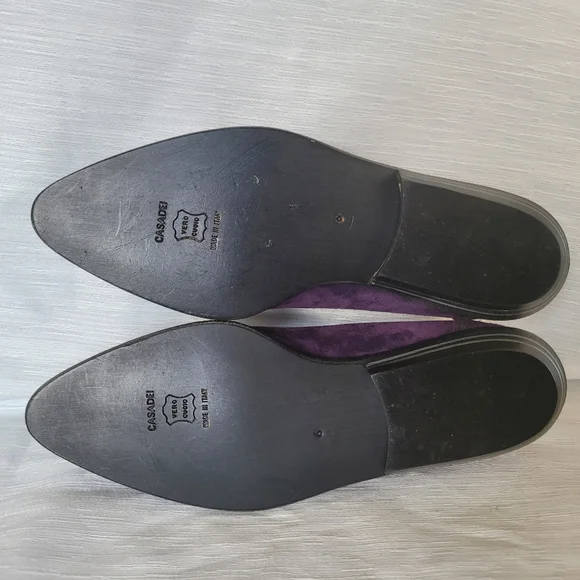 CASADEI Italian high quality luxury  monogram shoe 36 loafer slip on flat - Picture 12 of 17